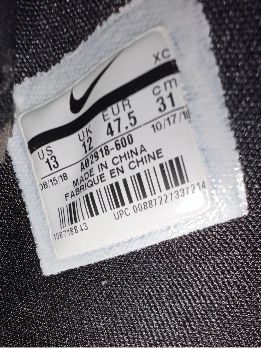 Nike Men’s Kyrie 5 Bred Basketball Shoes Size 13